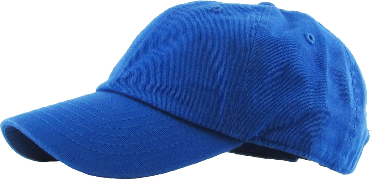 Royal Blue youth low profile rear view